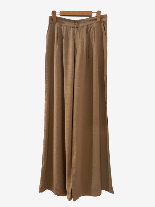 Pantalon fluide taille haute – Élégance naturelle Maya Mode