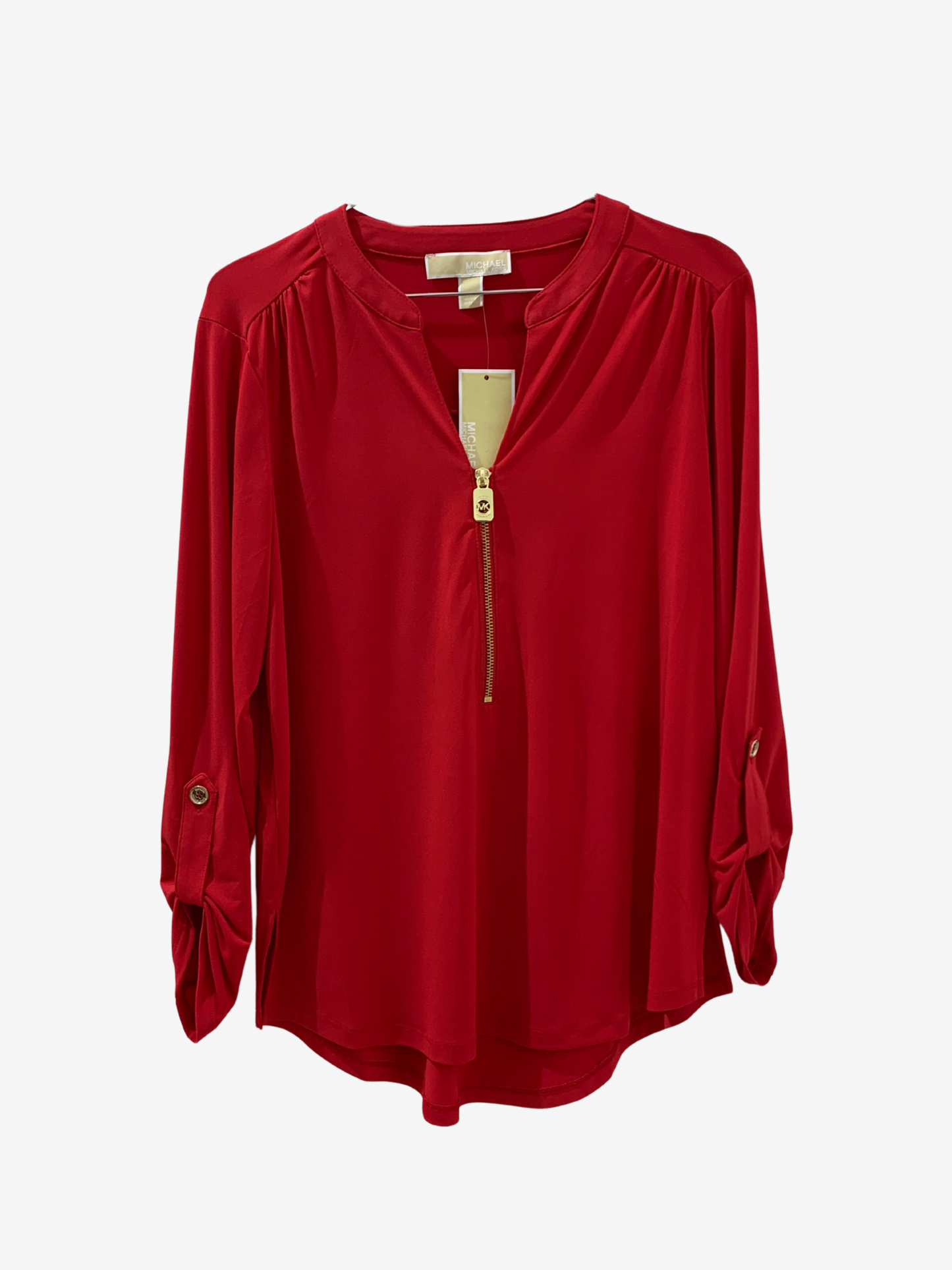 Blouse rouge éclatante – Audace urbaine Maya Mode