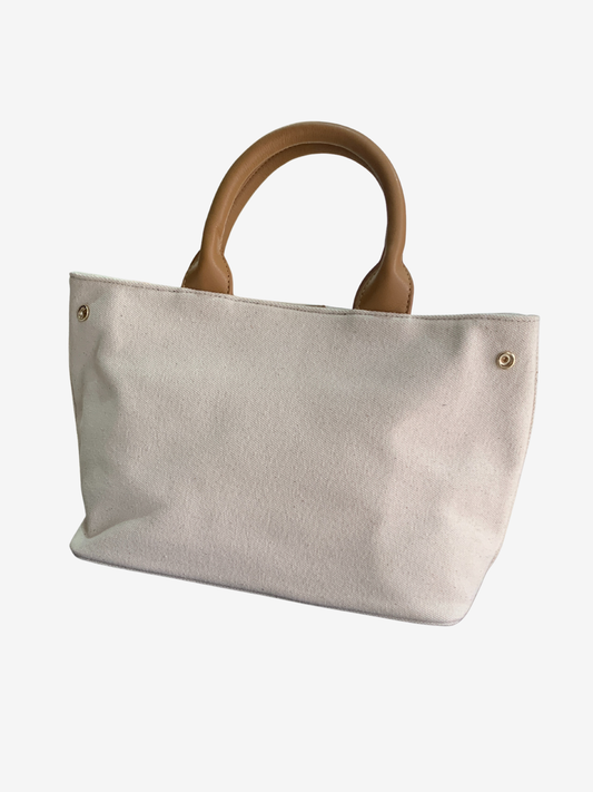 Mini Tote – Beige Élégant