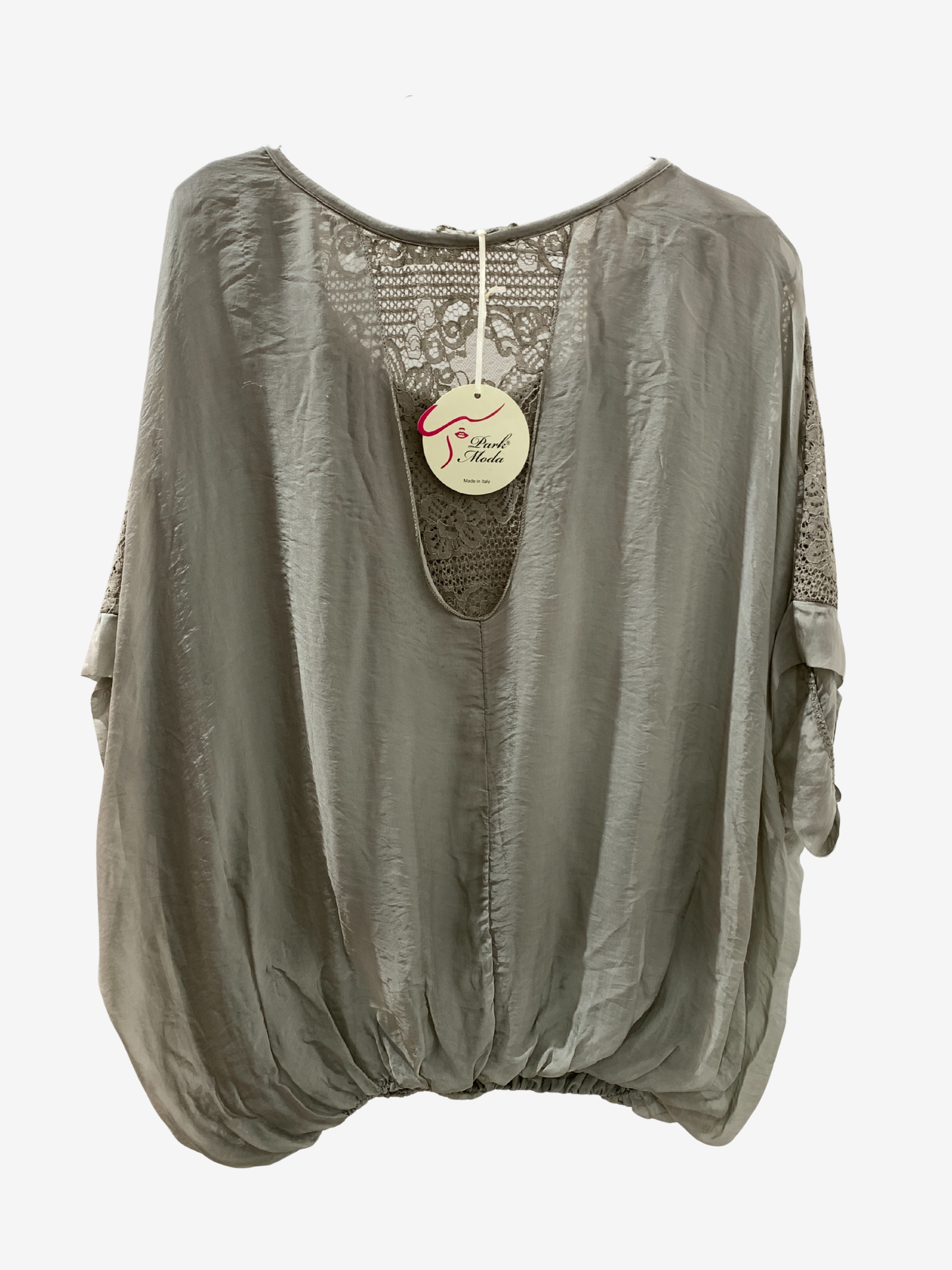 Blouse noire transparente à nœud dos – Maya Mode