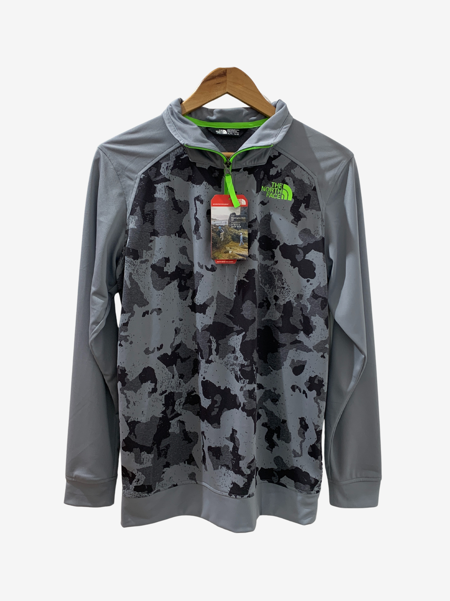 Sweat technique gris imprimé camouflage – Sélection performance Maya Mode