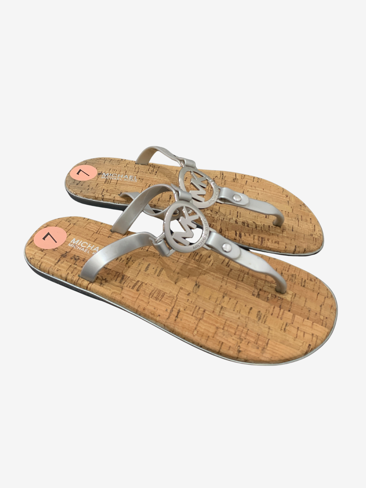 Sandales argentées liège – Élégance d’été Maya Mode