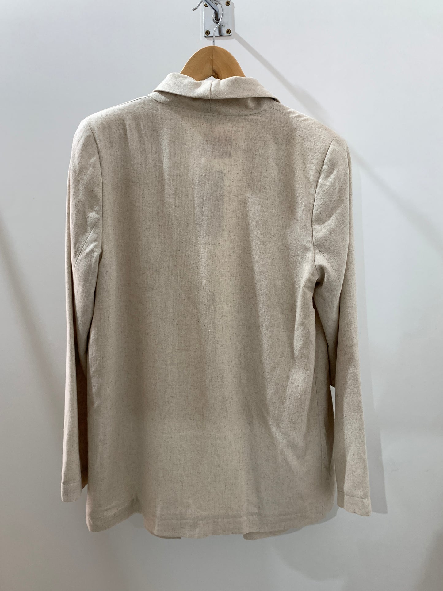 Veste beige fluide – Élégance naturelle by Maya Mode