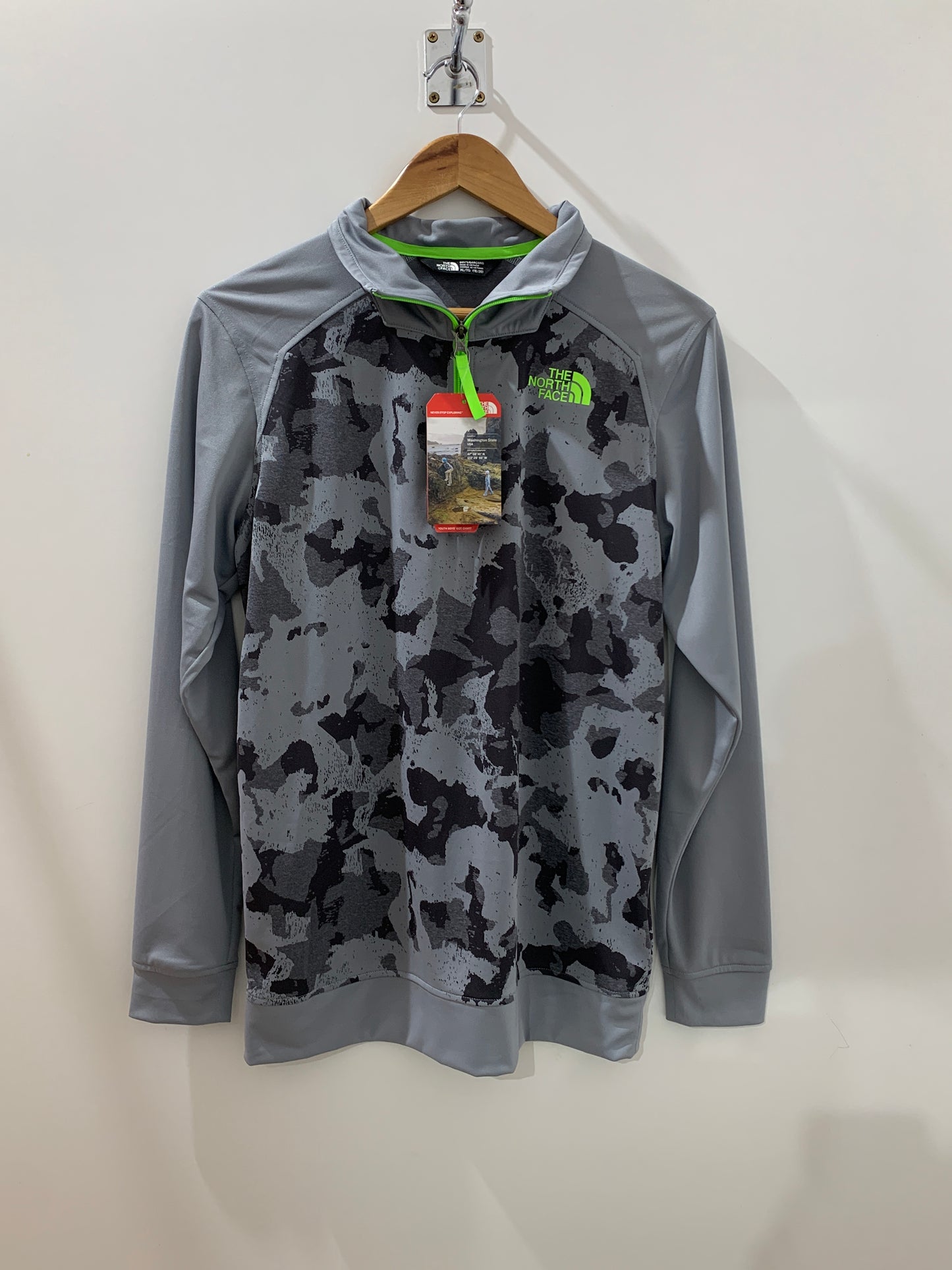 Sweat technique gris imprimé camouflage – Sélection performance Maya Mode