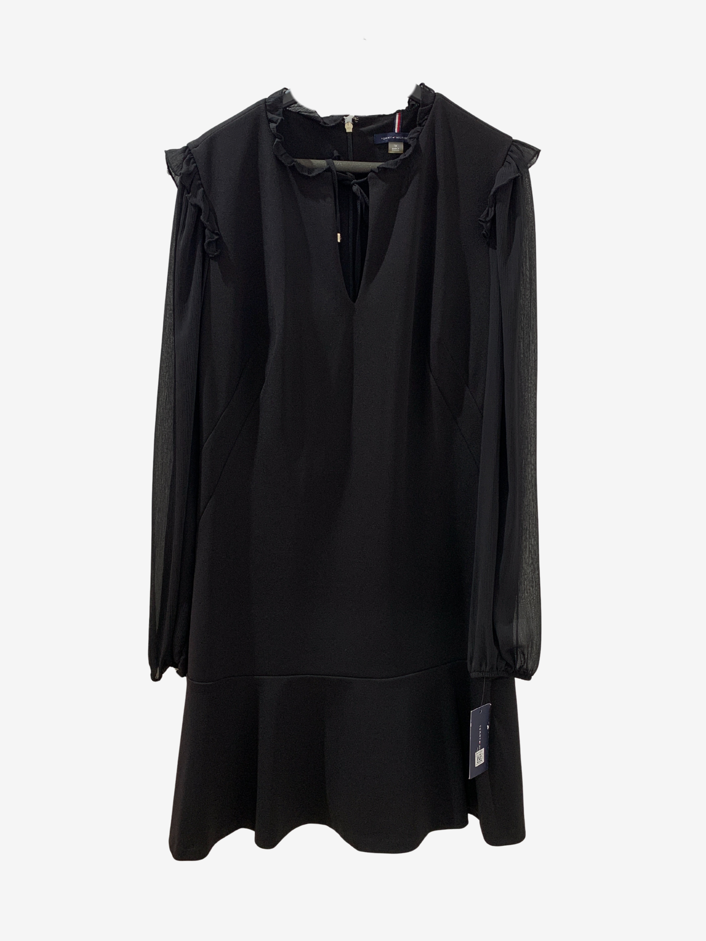 Robe noire fluide – Intemporelle Maya Mode