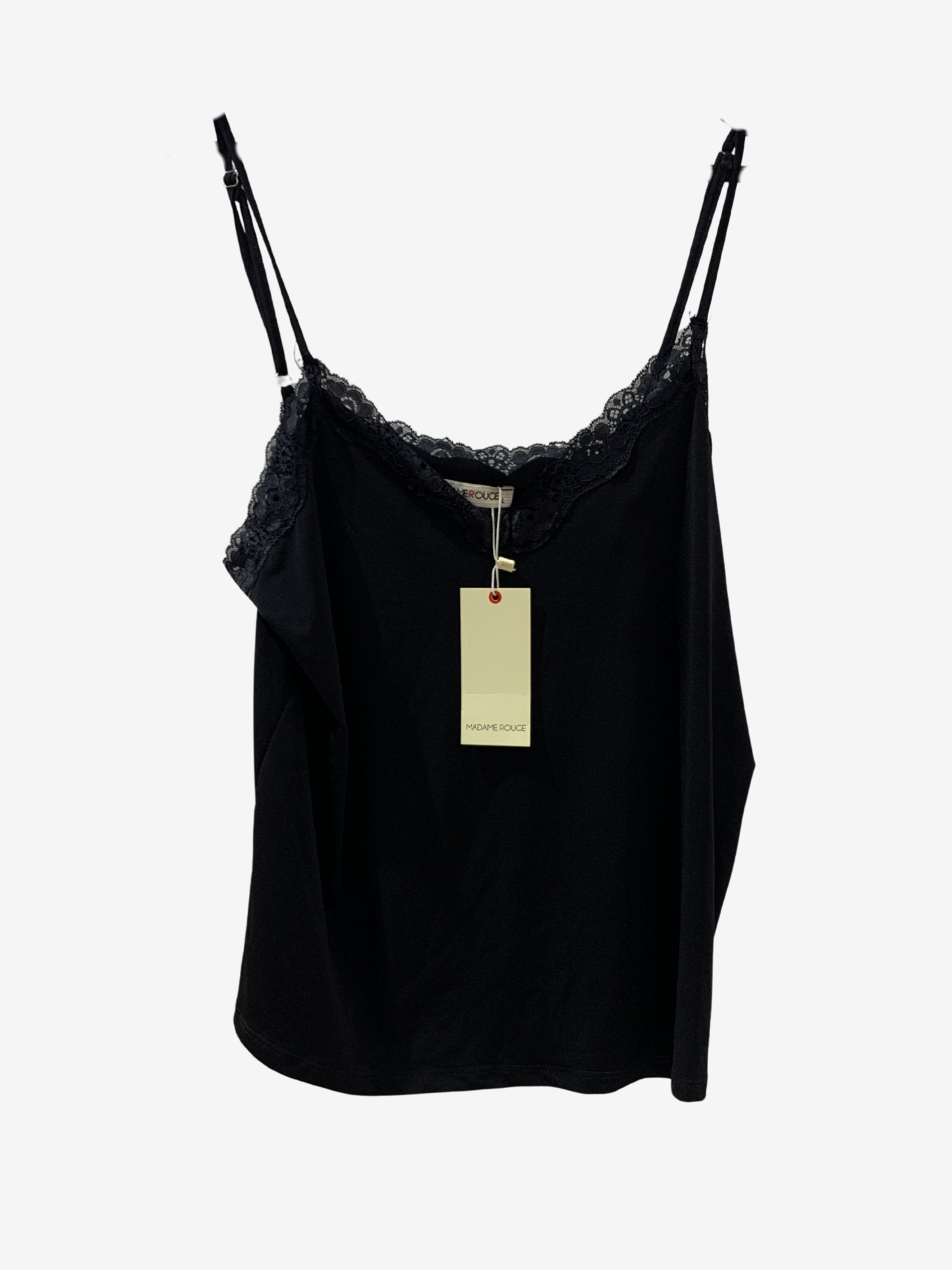 Caraco noir dentelé – Élégance nocturne Maya Mode