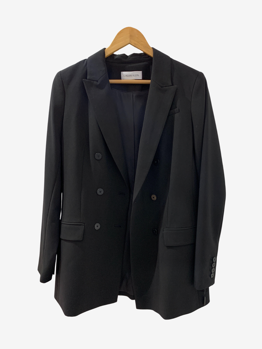 Veste tailleur noire oversize – Élégance moderne Maya Mode