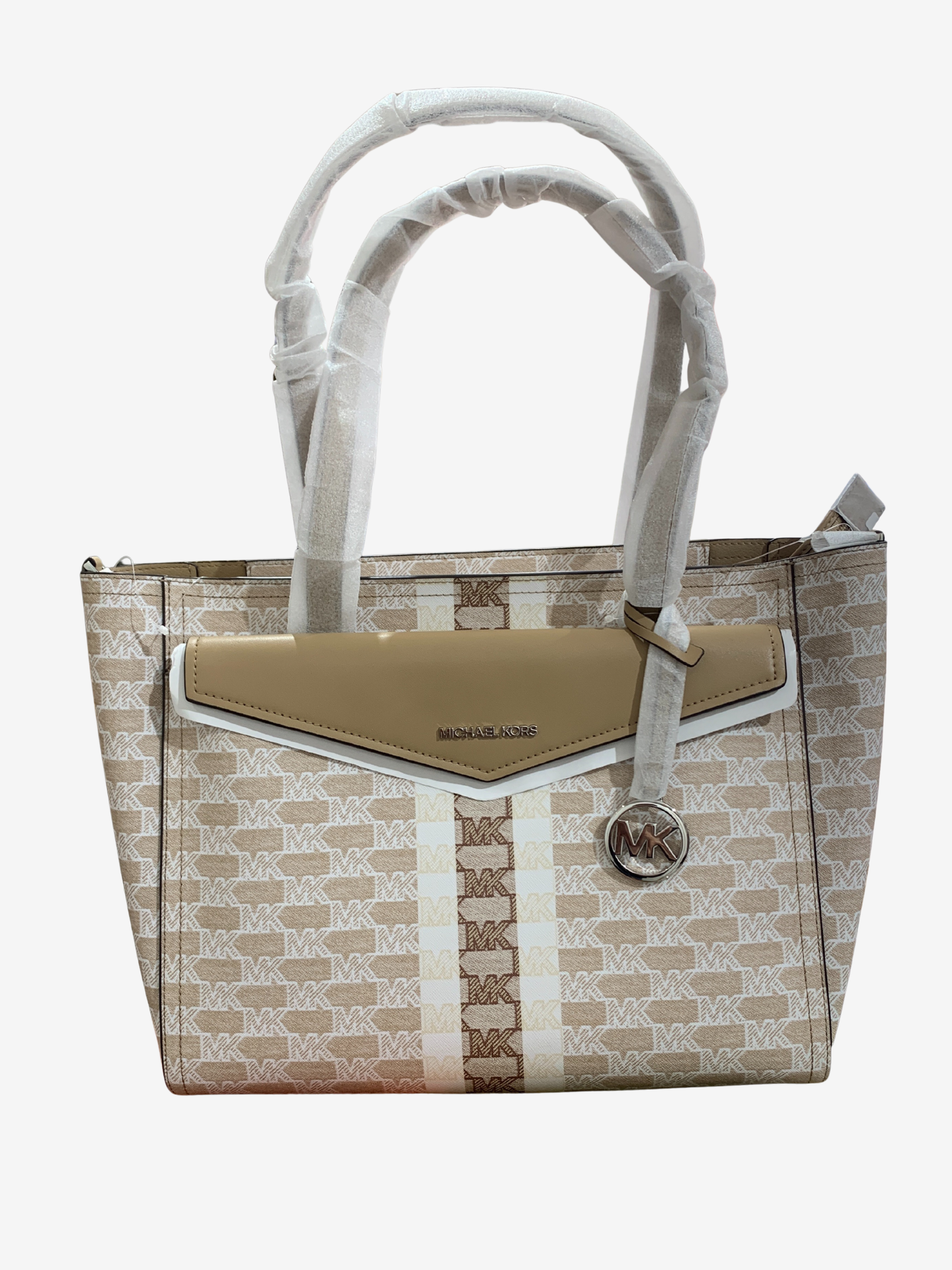 Sac cabas beige “Signature Élégante”