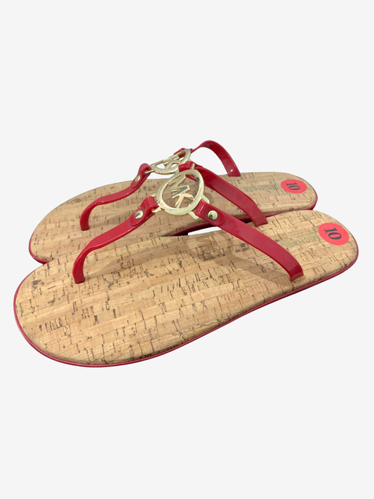 Sandales rouges liège – Charme solaire Maya Mode