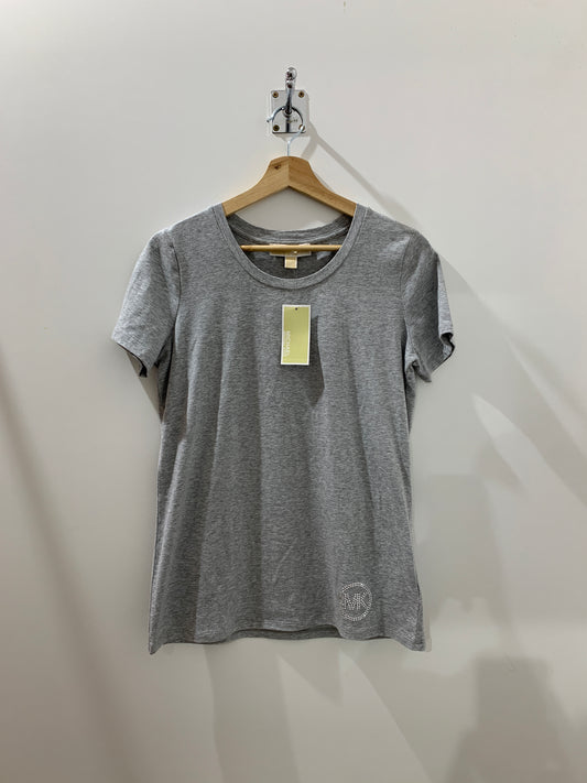 T-shirt gris basique chic – Élégance décontractée Maya Mode