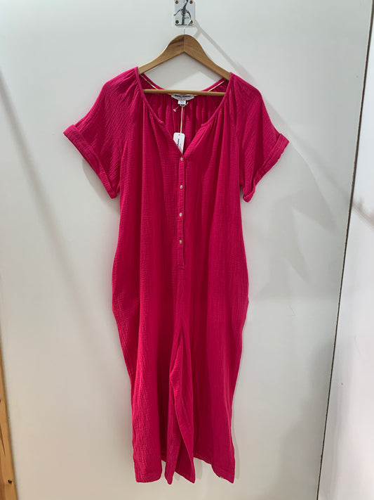 Combinaison fluide rose fuchsia – Esprit bohème Maya Mode