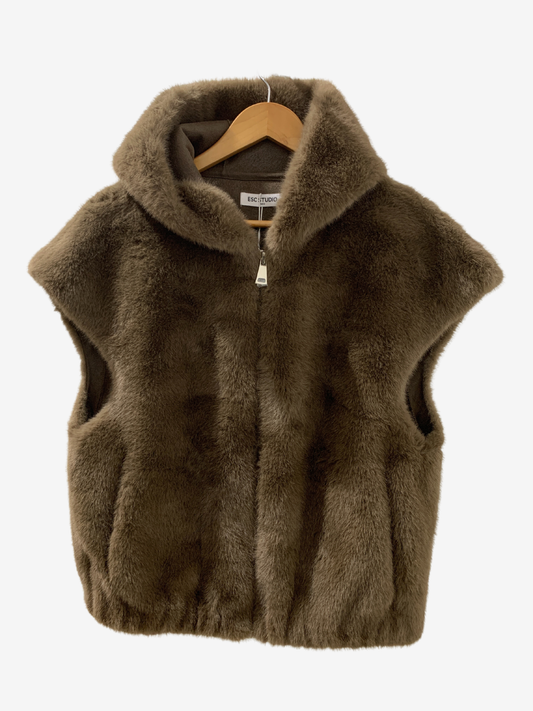 Gilet “Chocolat Velours” – Maya Mode